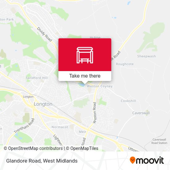 Glandore Road map