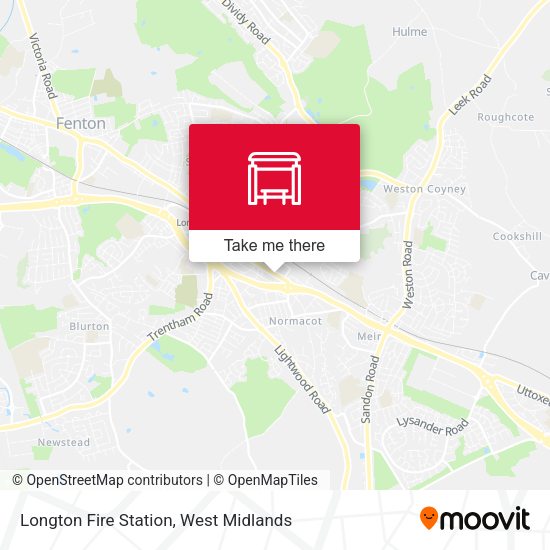 Longton Fire Station map