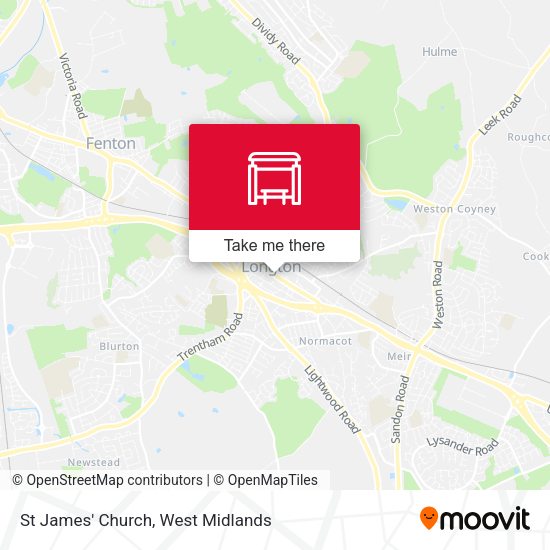St James' Church map