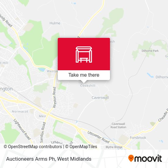 Auctioneers Arms Ph map
