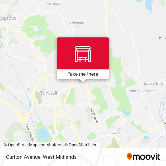 Carlton Avenue map