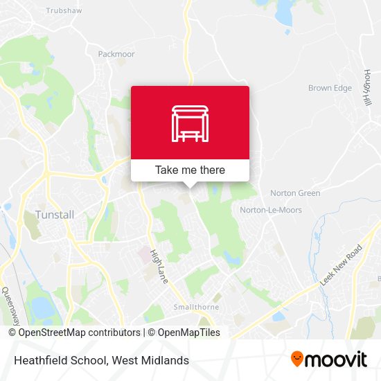 Heathfield School map