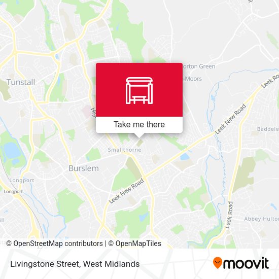 Livingstone Street map