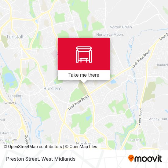 Preston Street map