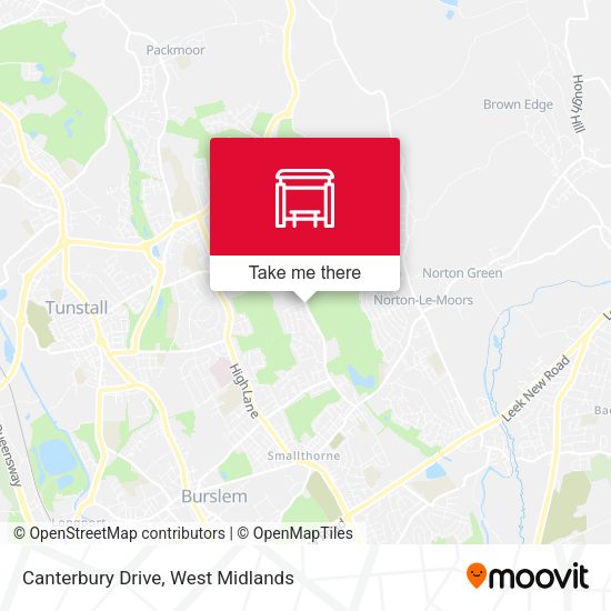 Canterbury Drive map