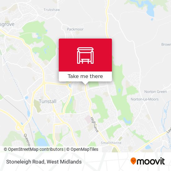 Stoneleigh Road map