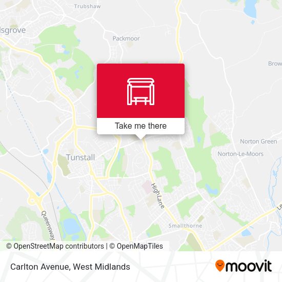 Carlton Avenue map