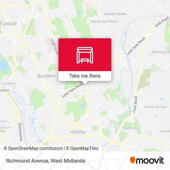 Richmond Avenue map