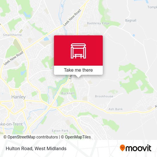 Hulton Road map