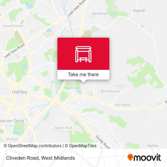 Cliveden Road map