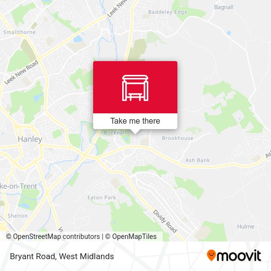 Bryant Road map