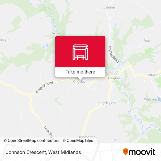 Johnson Crescent map