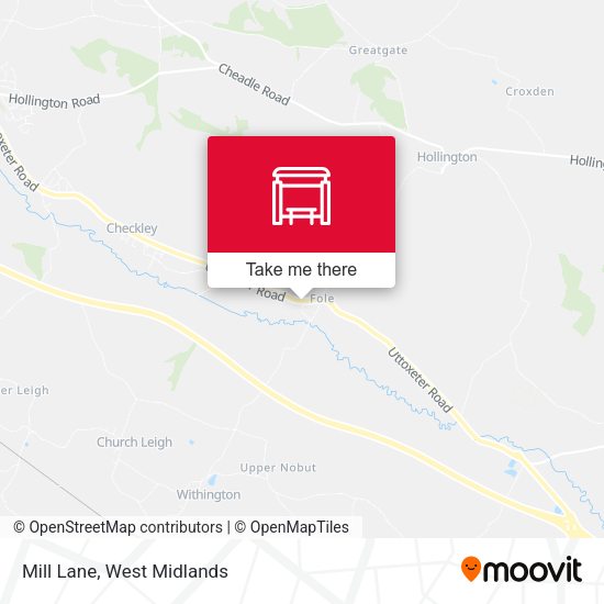 Mill Lane map