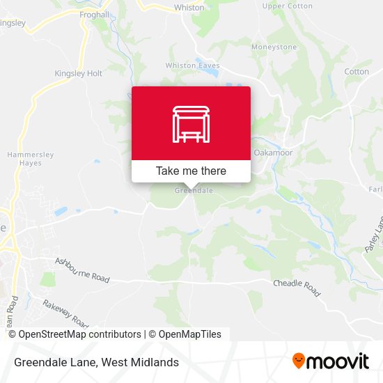 Greendale Lane map