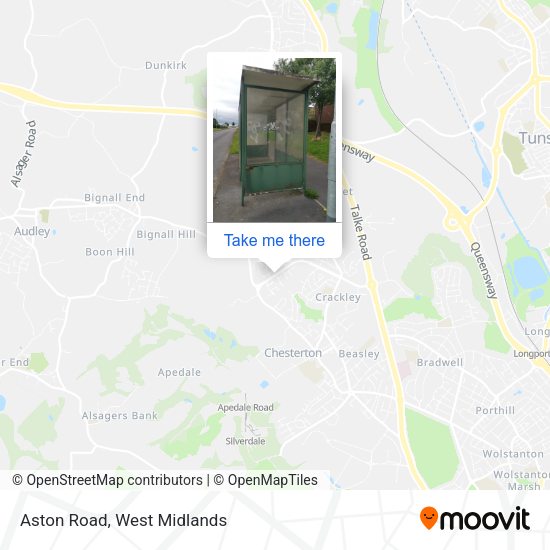Aston Road map