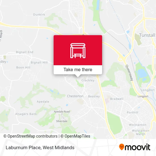 Laburnum Place map