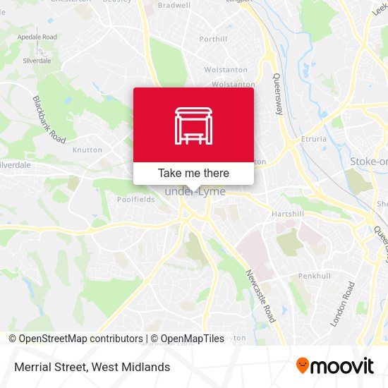 Merrial Street map