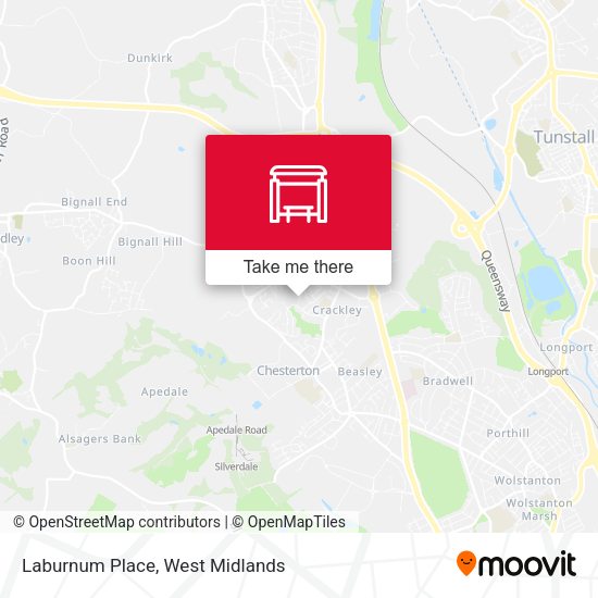 Laburnum Place map