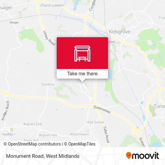 Monument Road map