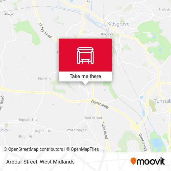 Arbour Street map