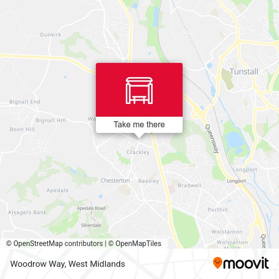 Woodrow Way map