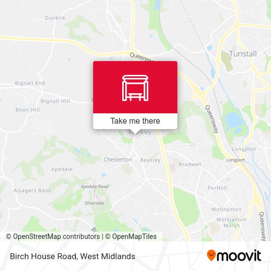 Birch House Road map