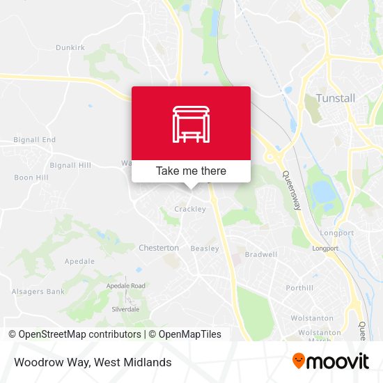 Woodrow Way map