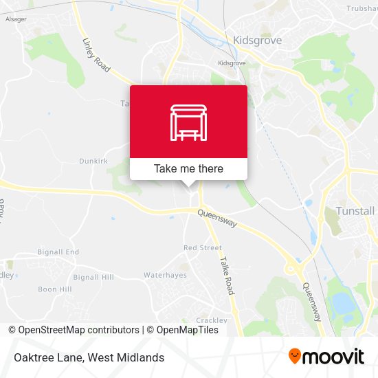 Oaktree Lane map