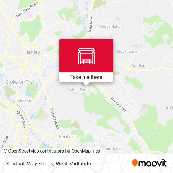 Southall Way Shops map