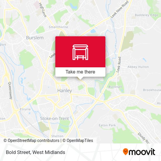 Bold Street map