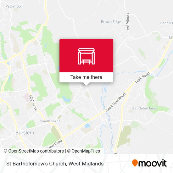 St Bartholomew's Church map
