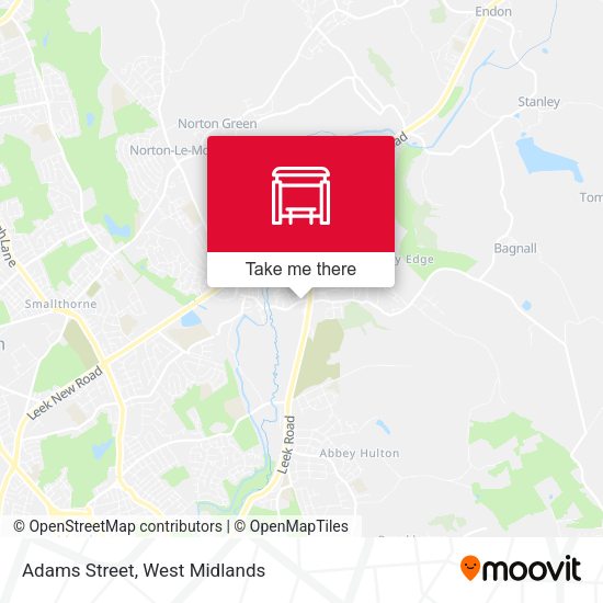 Adams Street map