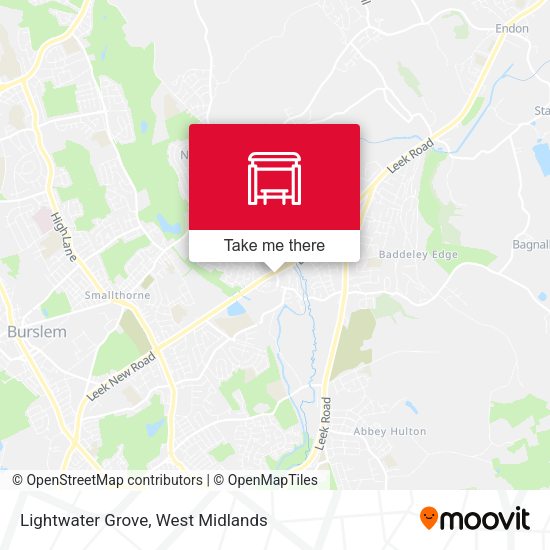 Lightwater Grove map