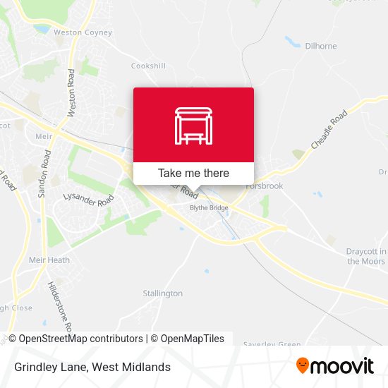 Grindley Lane map