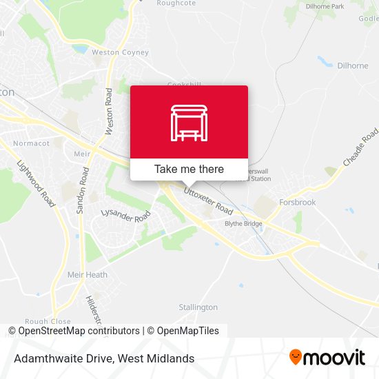 Adamthwaite Drive map