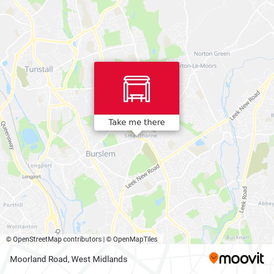 Moorland Road map