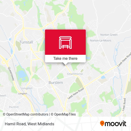 Hamil Road map