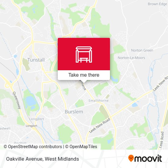 Oakville Avenue map