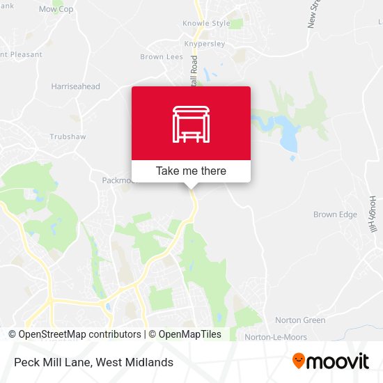 Peck Mill Lane map