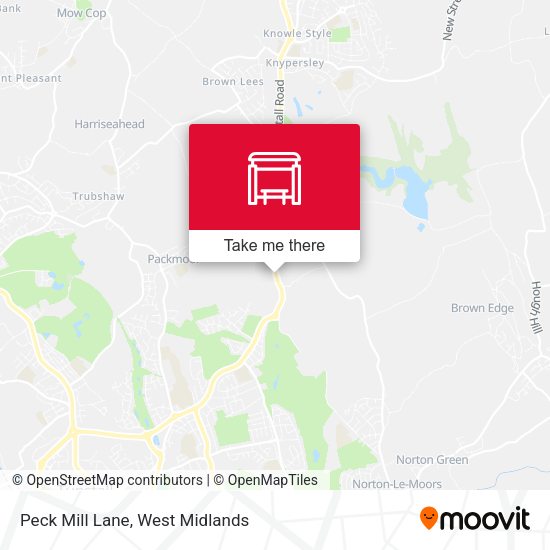 Peck Mill Lane map