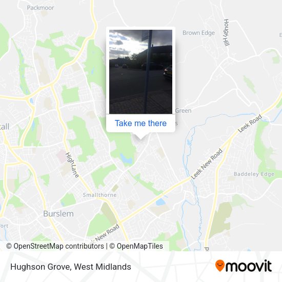 Hughson Grove map