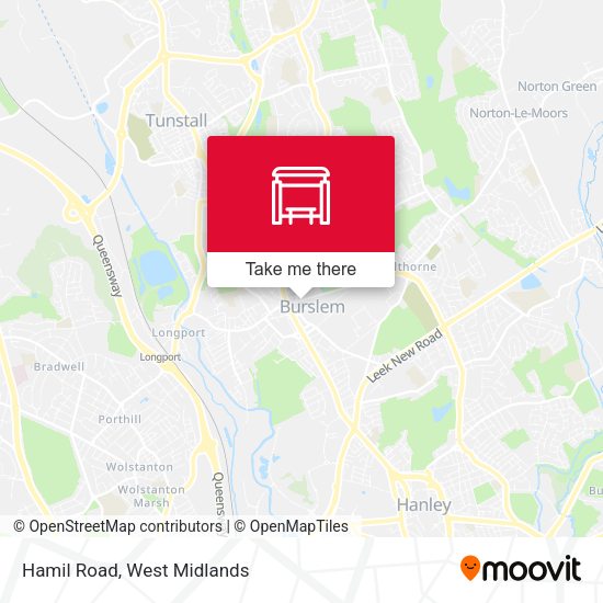 Hamil Road map