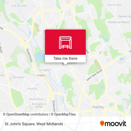 St John's Square map