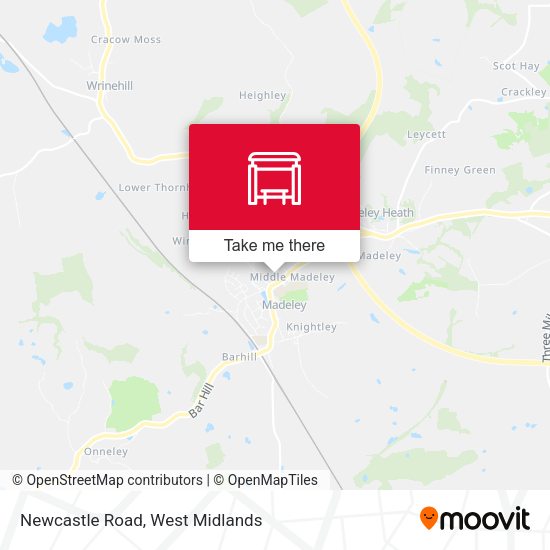 Newcastle Road map