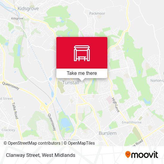Clanway Street map