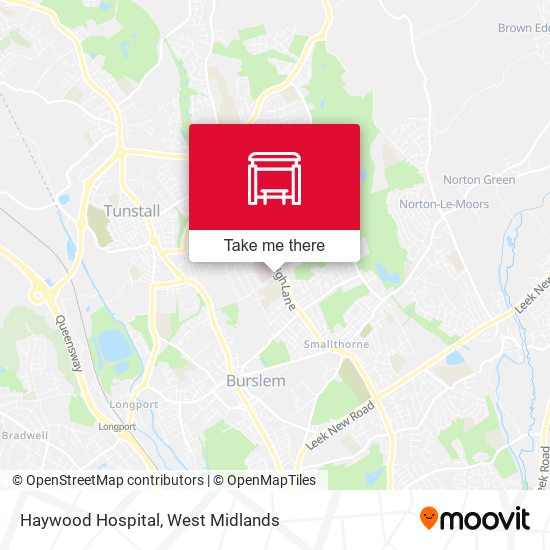 Haywood Hospital map