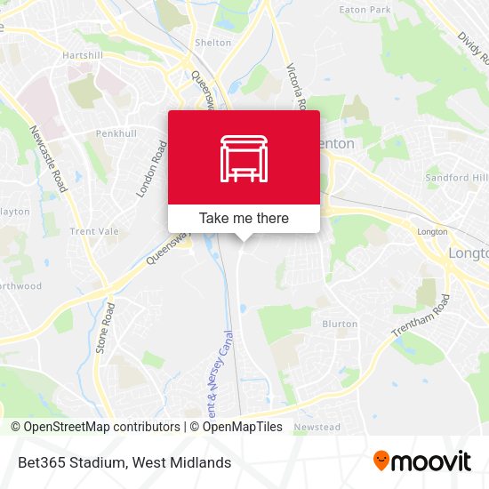 Bet365 Stadium map