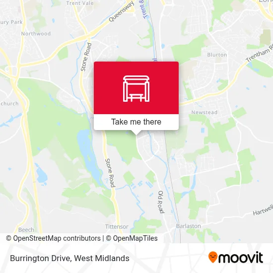 Burrington Drive map