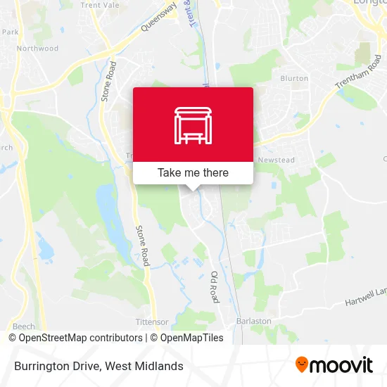 Burrington Drive map