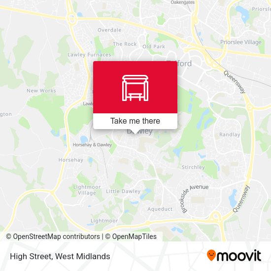 High Street map